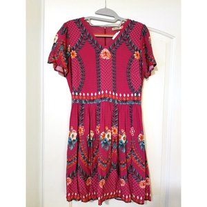 Antix/Anthro pink floral dress